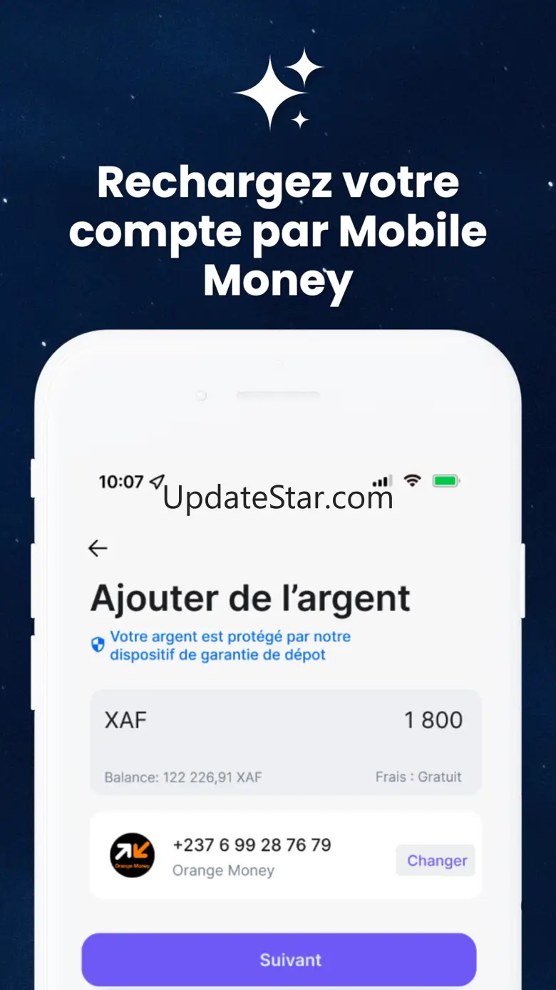 Neero, paie transfert recharge 1.0.12