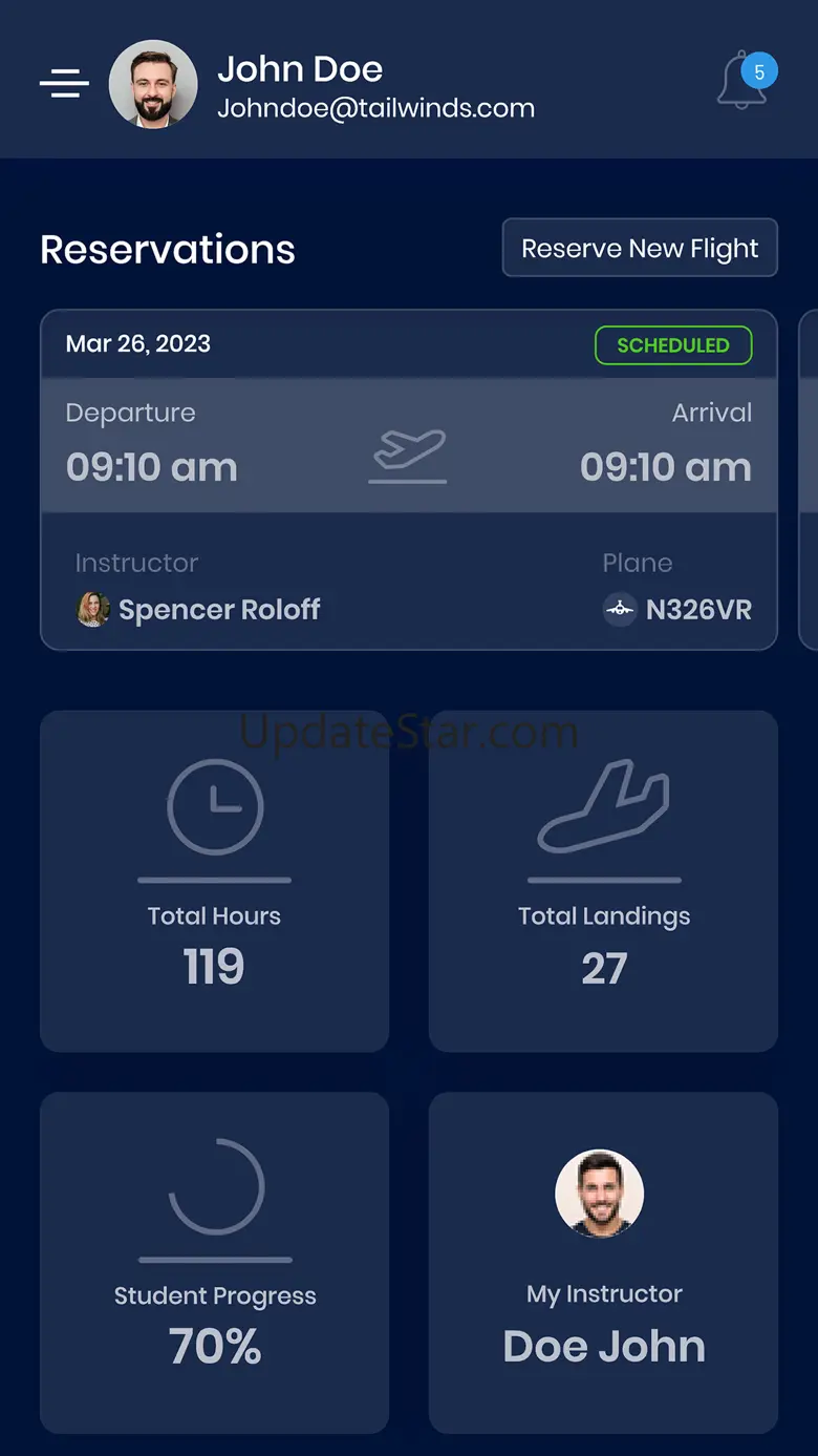 Fly with Tailwinds 1.0.25