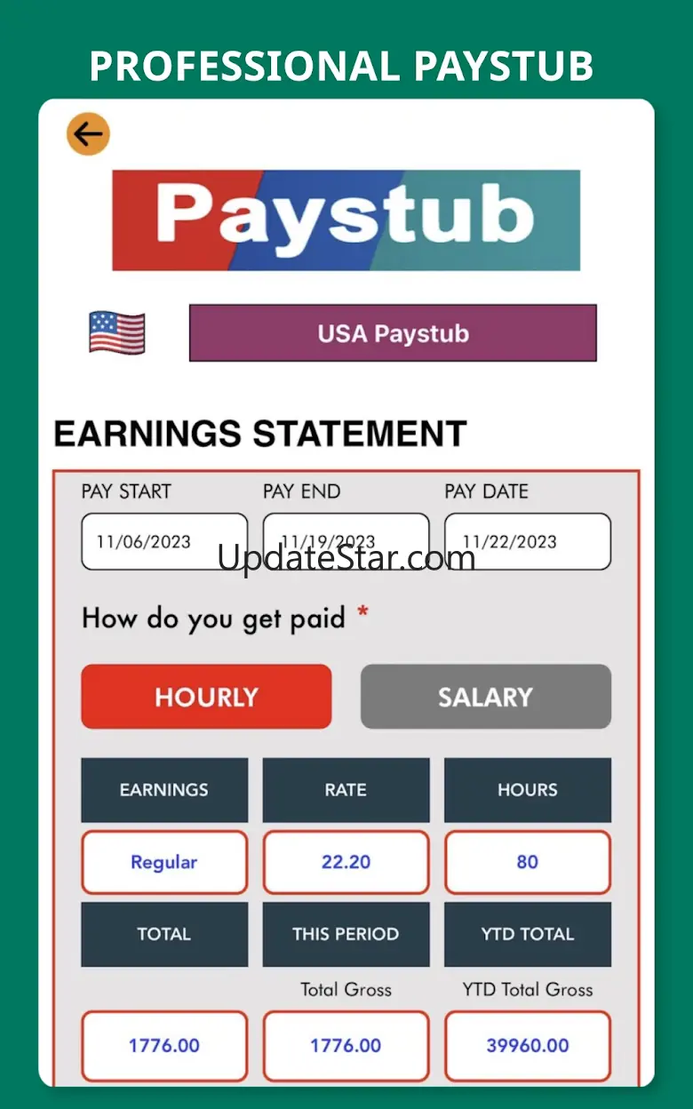 Paystub Maker: Easy Paycheck 1.6.33
