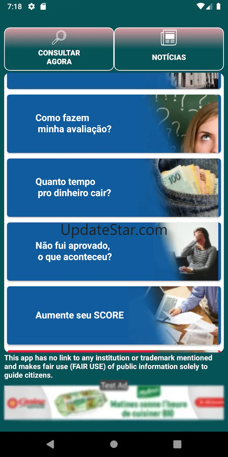 Empréstimo pessoal para negati