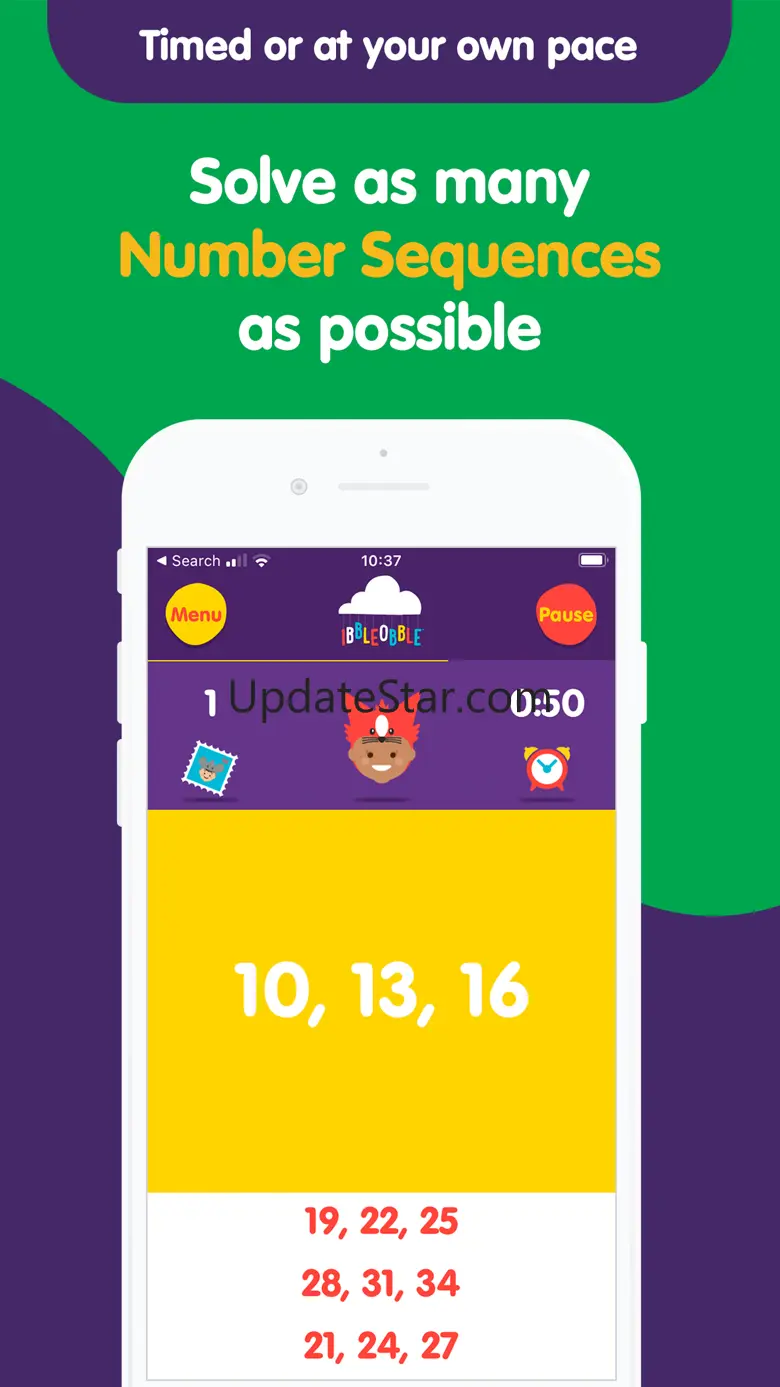 Number Sequences : Ibbleobble 3.0