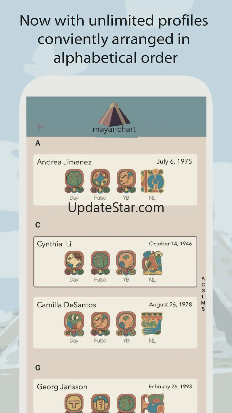 MayanChart - Mayan astrology 5.0