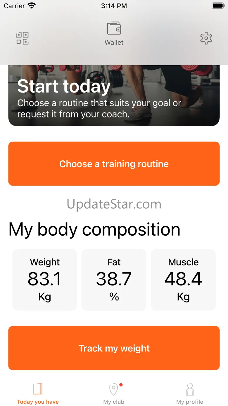 Trainingym 4.12.18