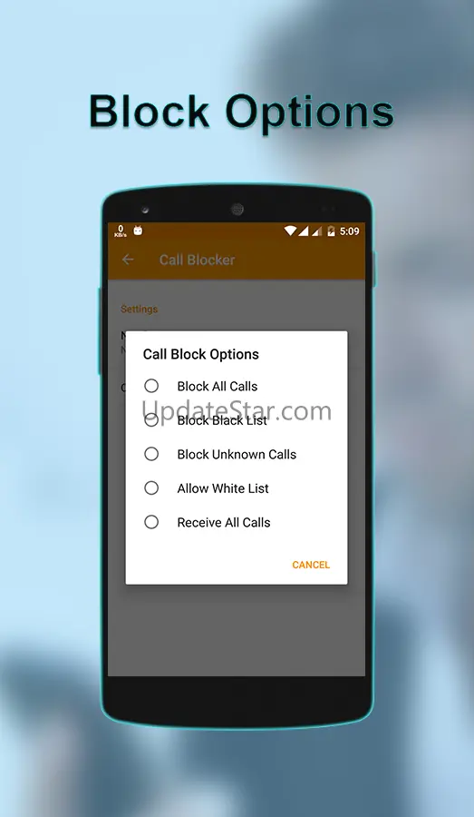 Block Incoming calls - Call Bl 5.22.8.5