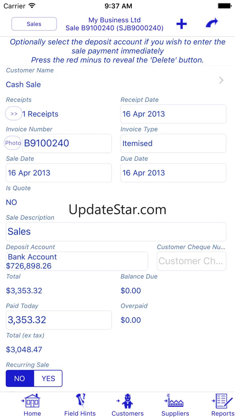 Bookkeeping Pro 17.0.0