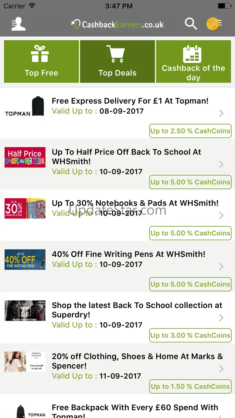 CashbackEarners.co.uk 4.0.34