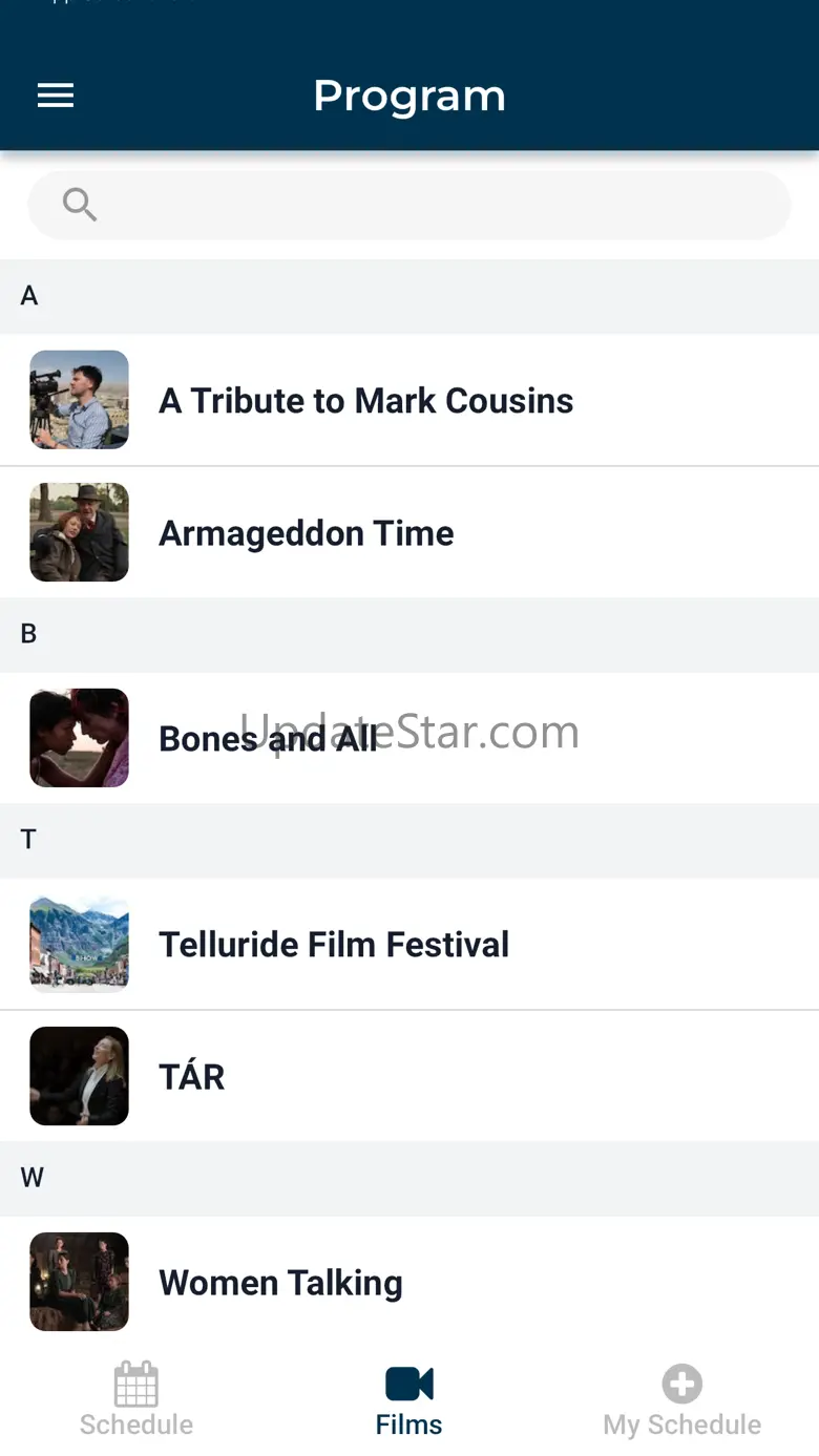 Telluride Film Festival SHOW 12.0.1