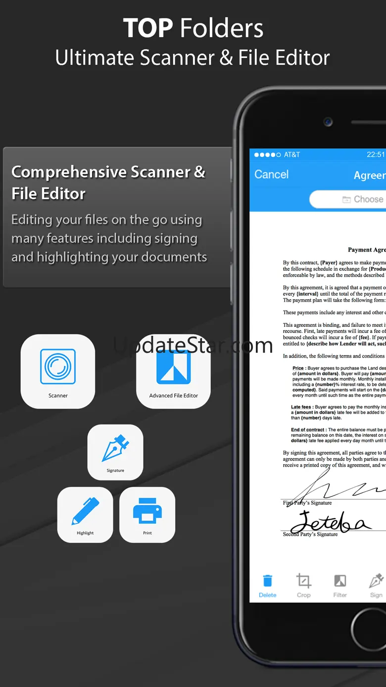 TOP Folders - Scan & Sync Docs 2.2