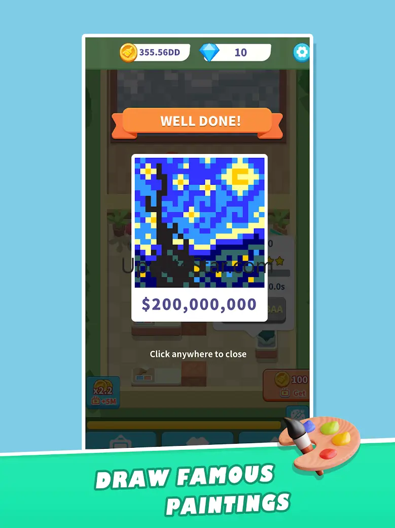 Idle Art Tycoon:Pixel Art Game 1.5.214613