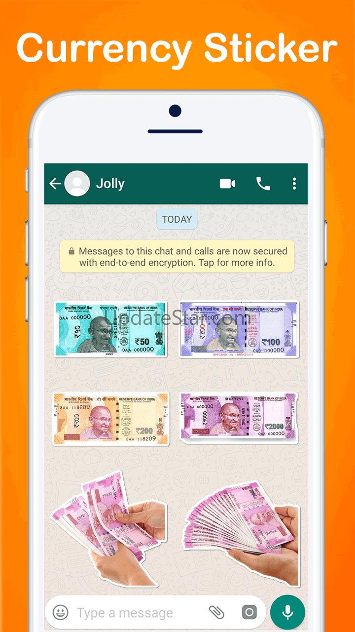 Currency Sticker For Whatsapp 8.0