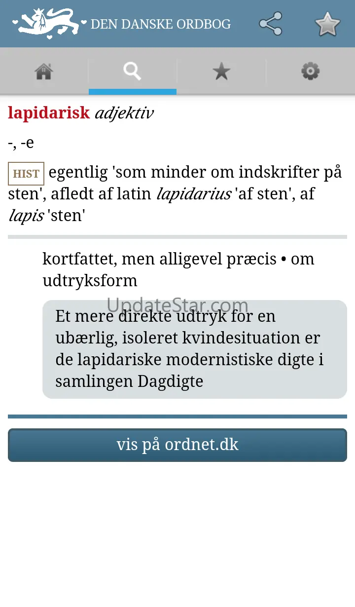 Den Danske Ordbog 2.1.6