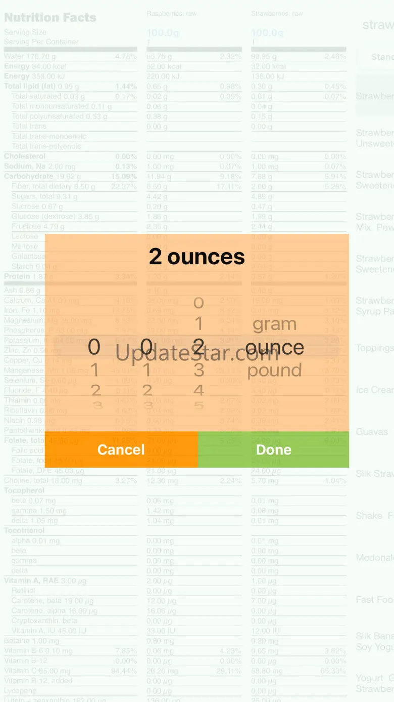 Nutrition Calculator for Food 4.5.1