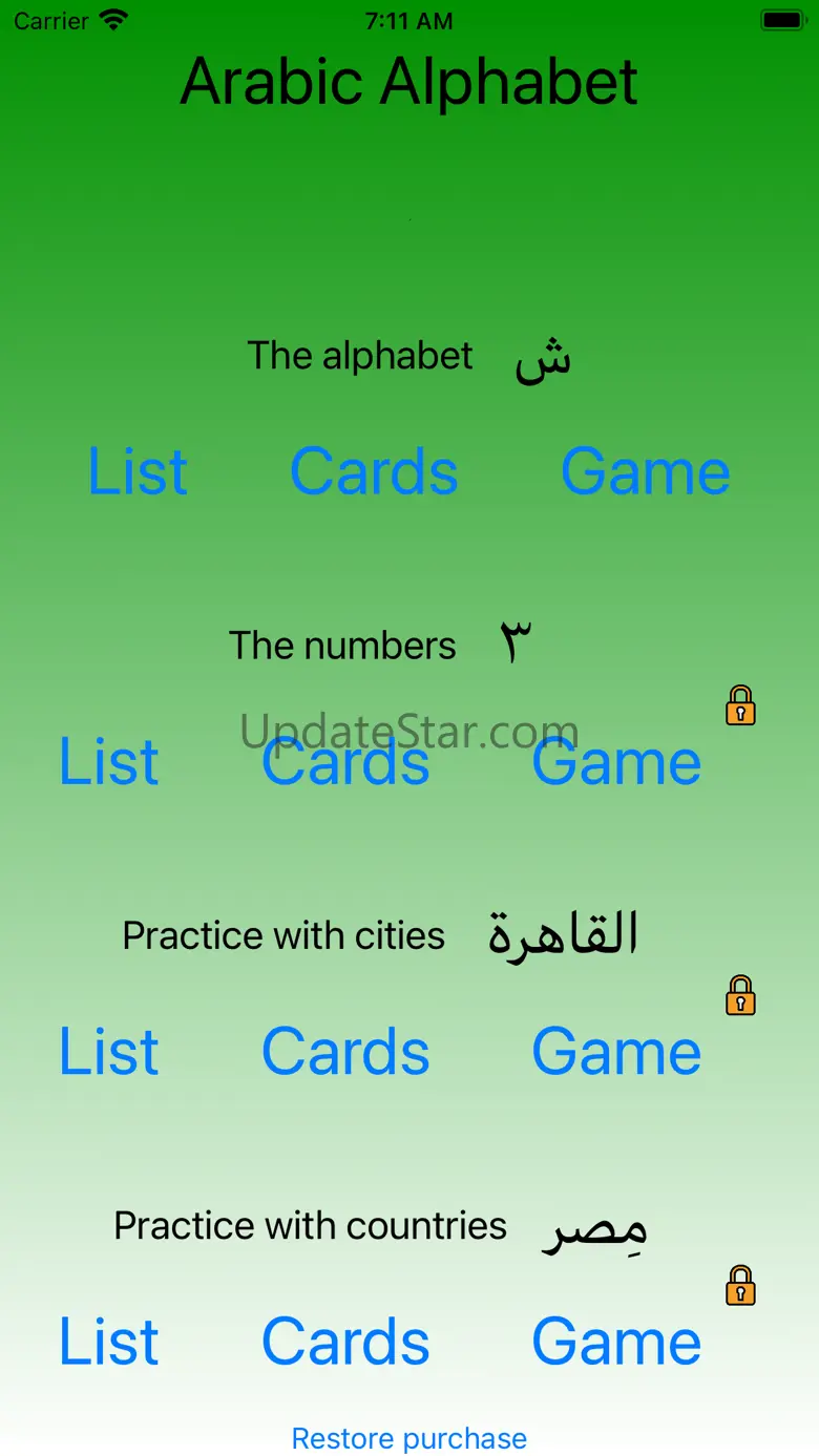 Arabic alphabet - lite 1.06