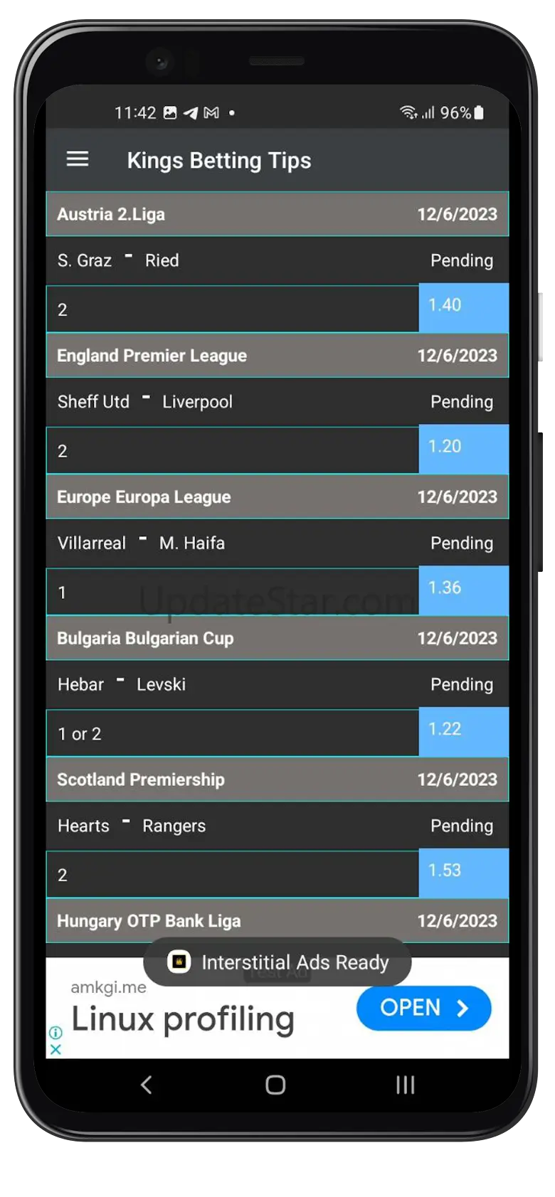 Kings Betting Tips 15.1