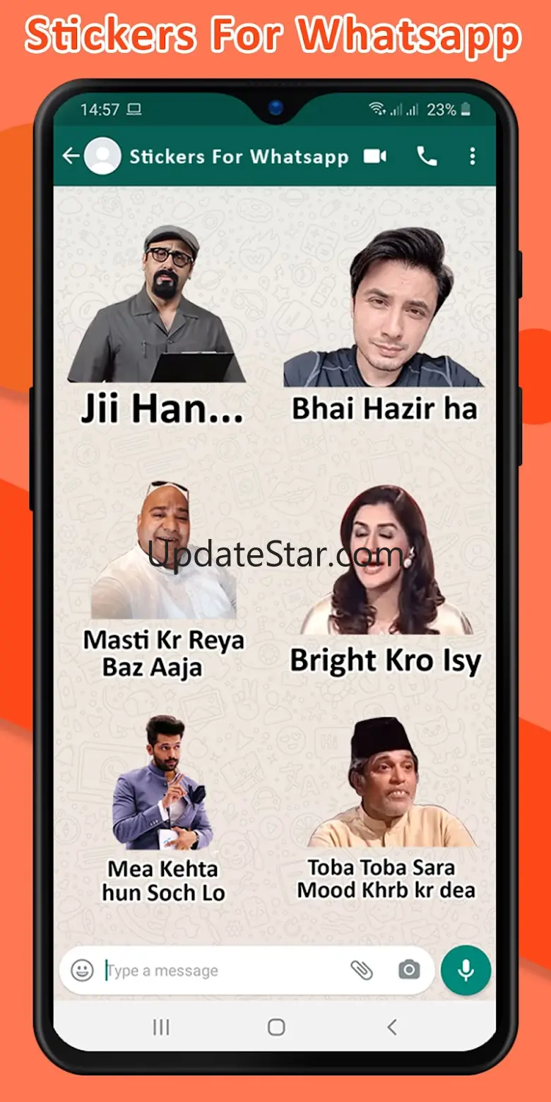 Hindi Stickers for WhatsApp :  1.0.1