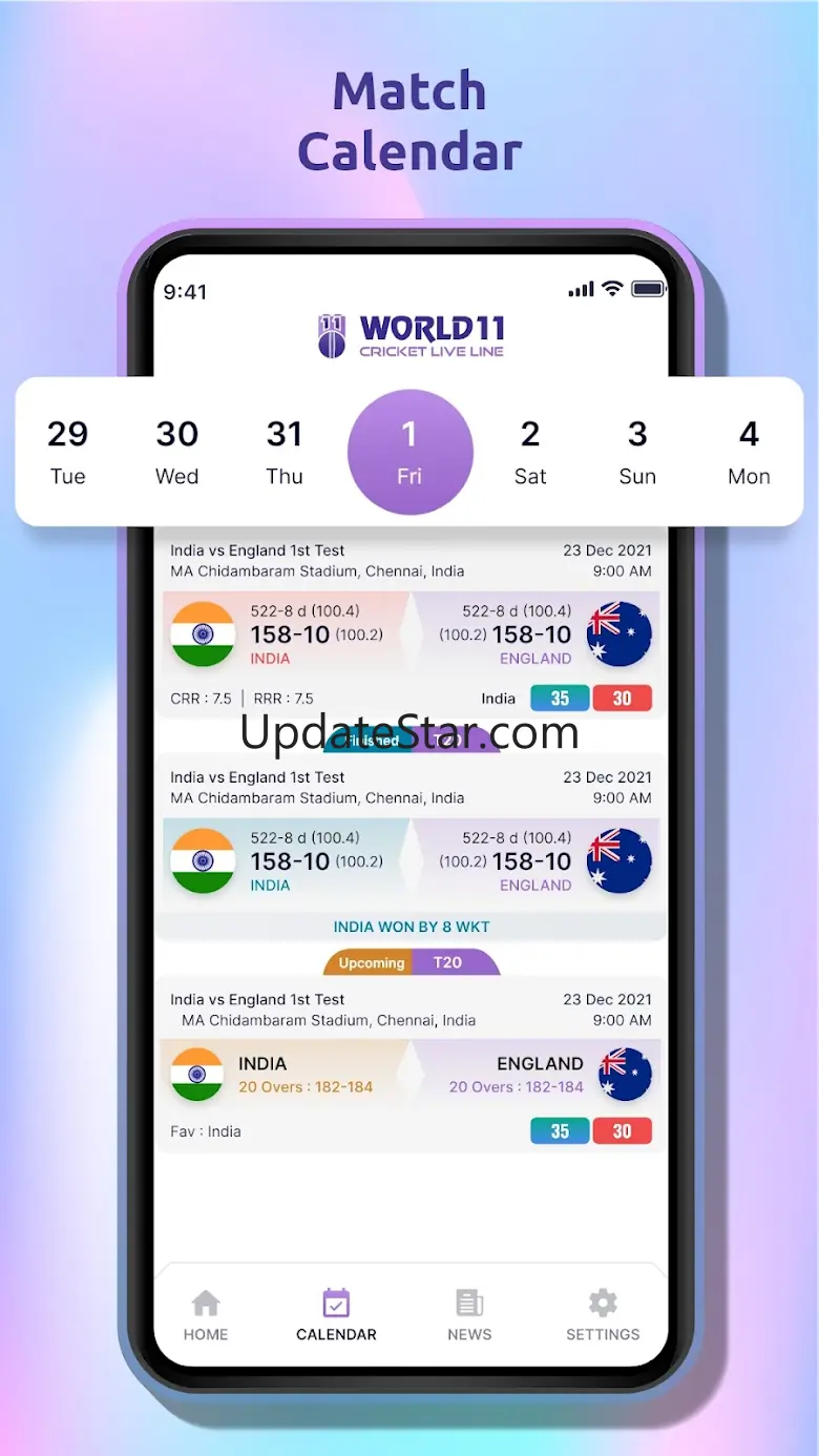 World11 Cricket Live Line 1.1.5