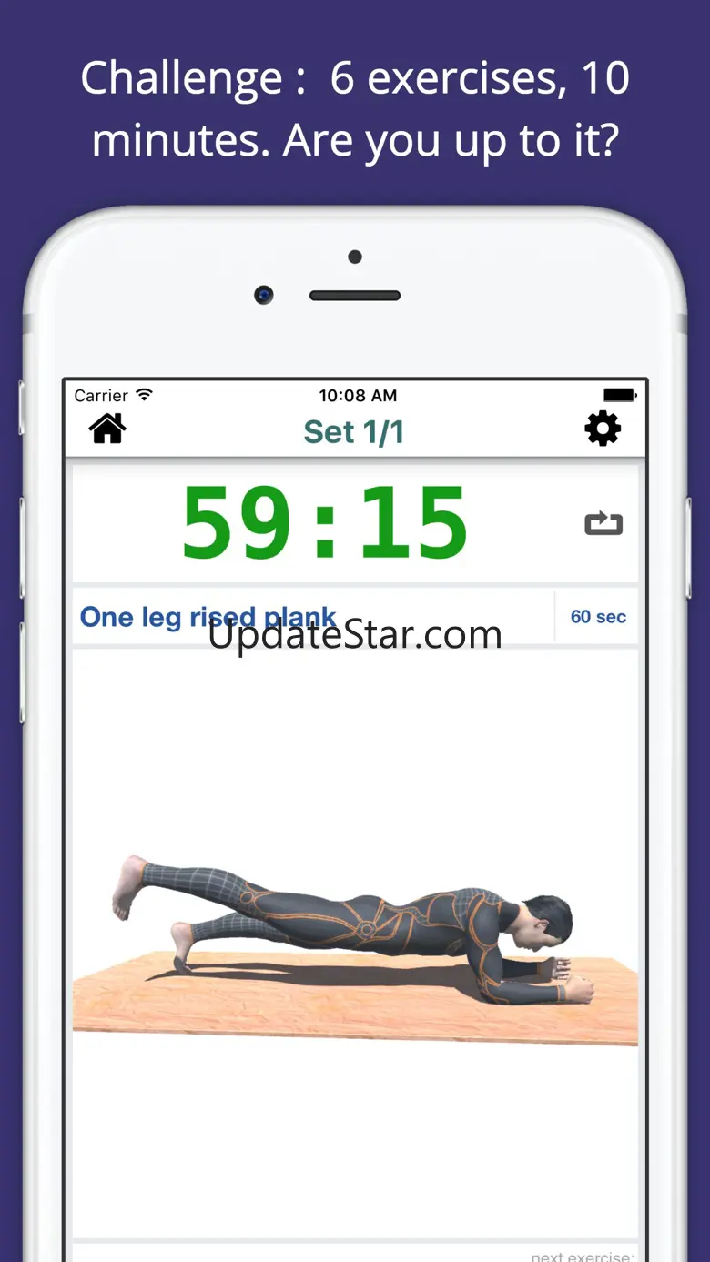 10 Min PLANKS Workout Challenge Free - Tone, Abs 1.4