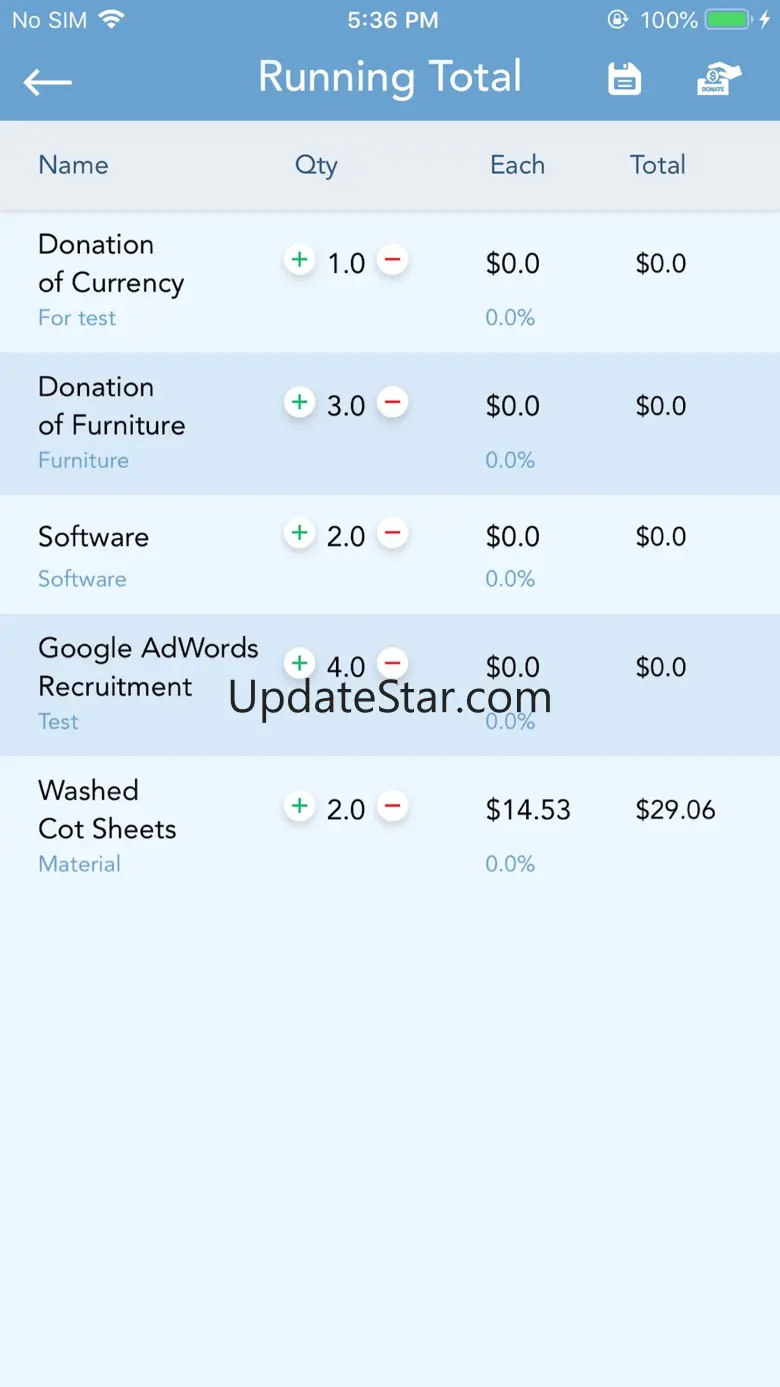 In-Kind Pro Donor 3.8