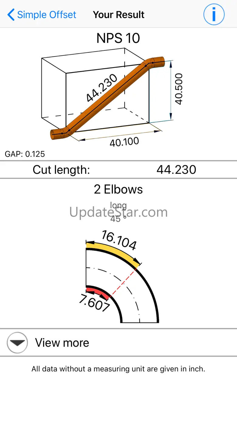 Offset Calc App ANSI 1.11