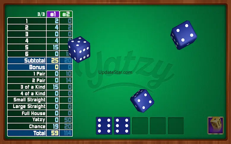 Yatzy Dice Game 3.5