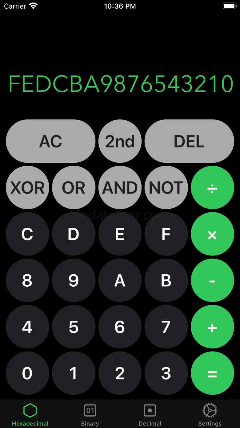 HexaCalc 1.5.0