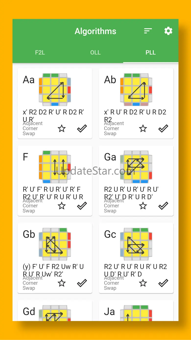 Speed Cube CFOP Memo 1.0