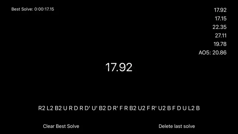 Simple Cubing Timer 1.2