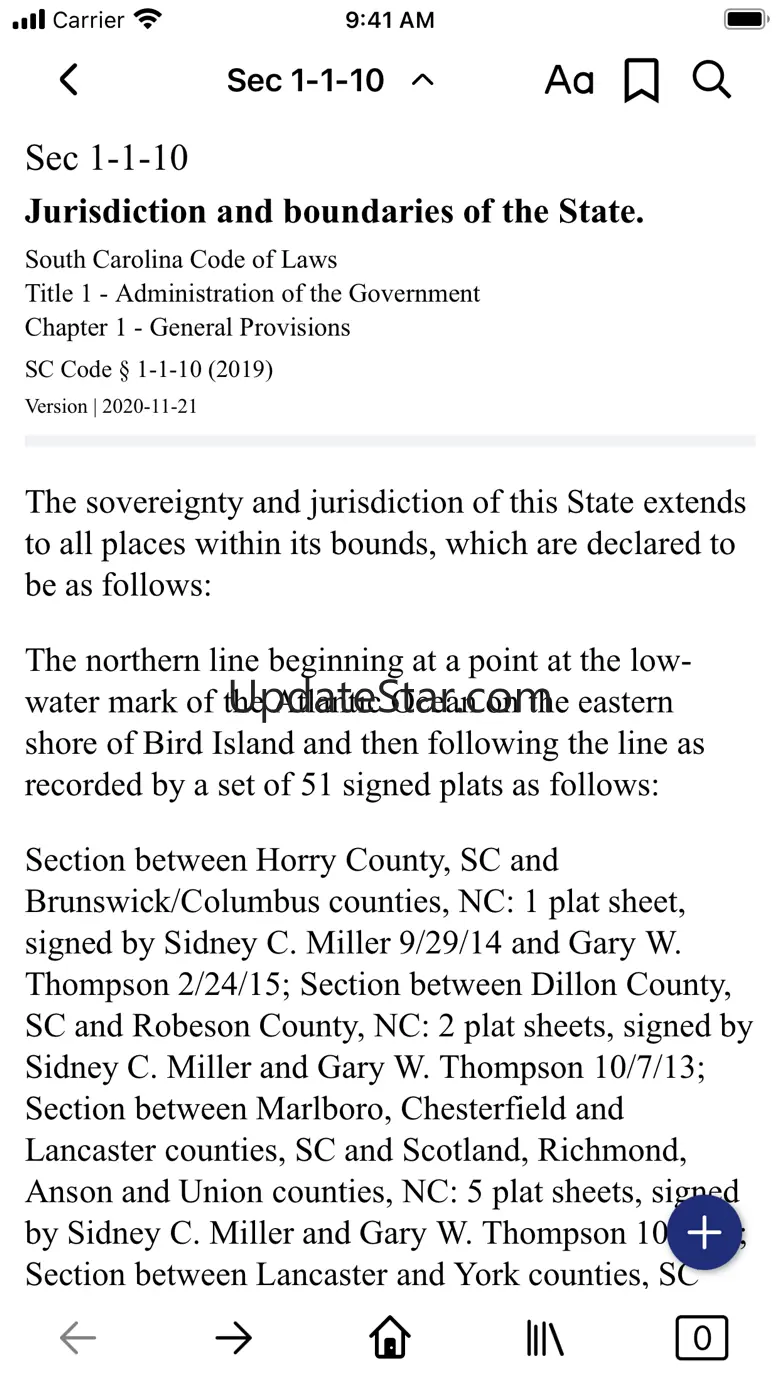 South Carolina Code Of Laws 1.9.3