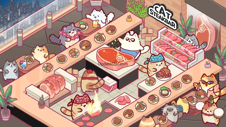 Cat Snack Bar: Cute Food Games 1.0.173