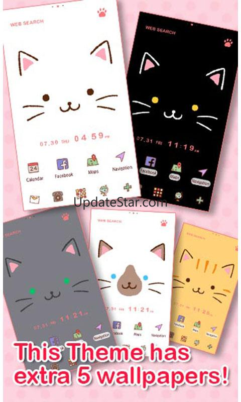 Cute Theme-Kitty Face-