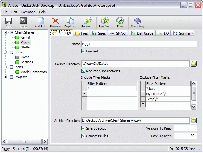 Arctor Disk-To-Disk Backup 3.6.6.1