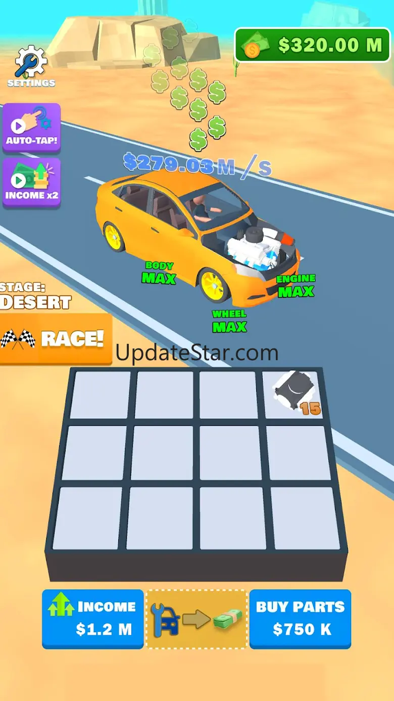 Merge Race - Idle Car games