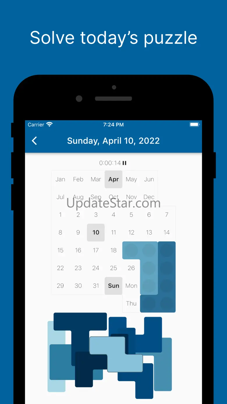 Daily Calendar Puzzle 2.12.1