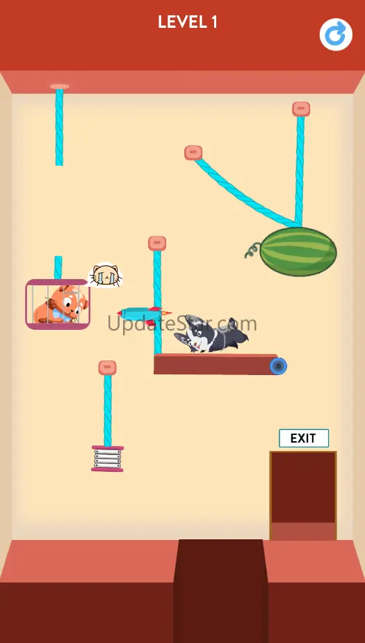 Rescue Kitten - Rope Puzzle 3.8
