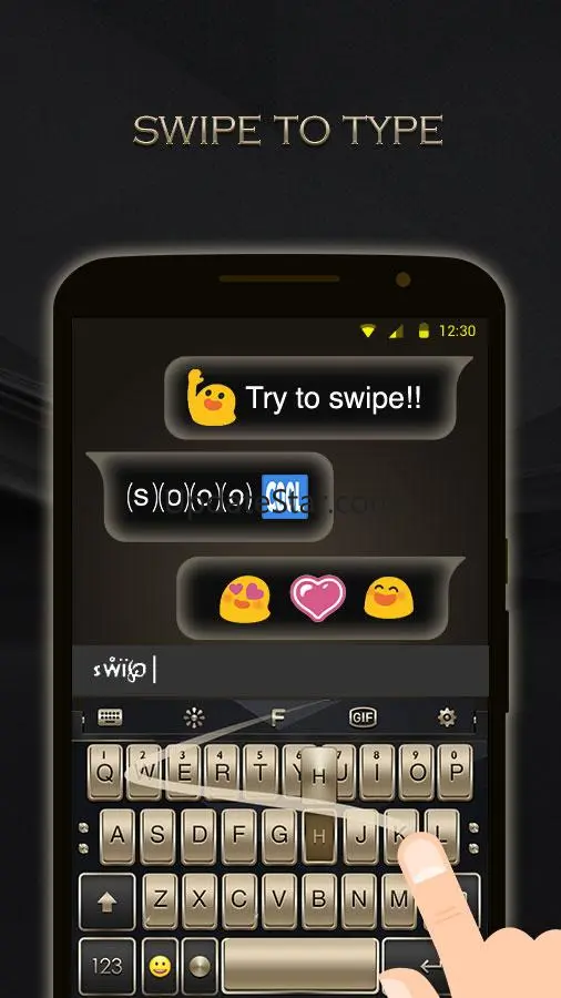 Black Gold Keyboard Theme 3.0.0