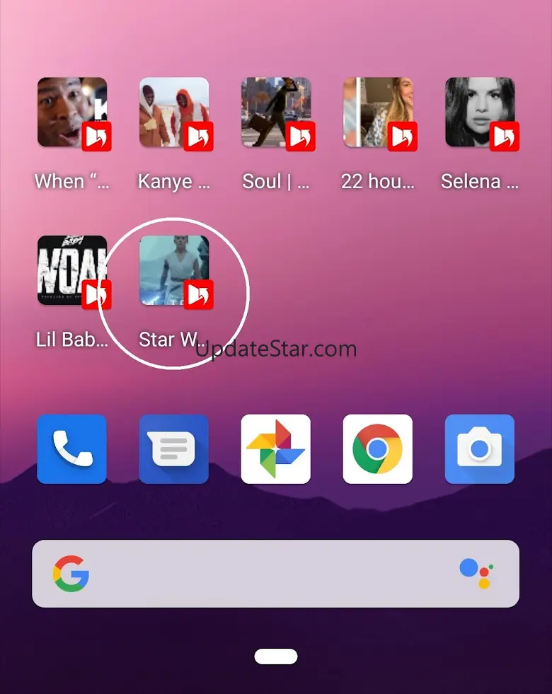 Shortcut for YouTube 39.0