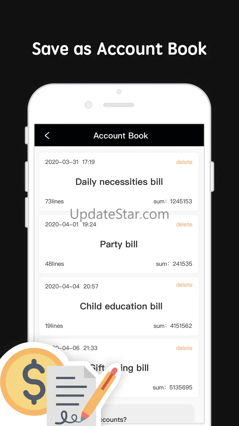 Calculator + Account Journal 1.1