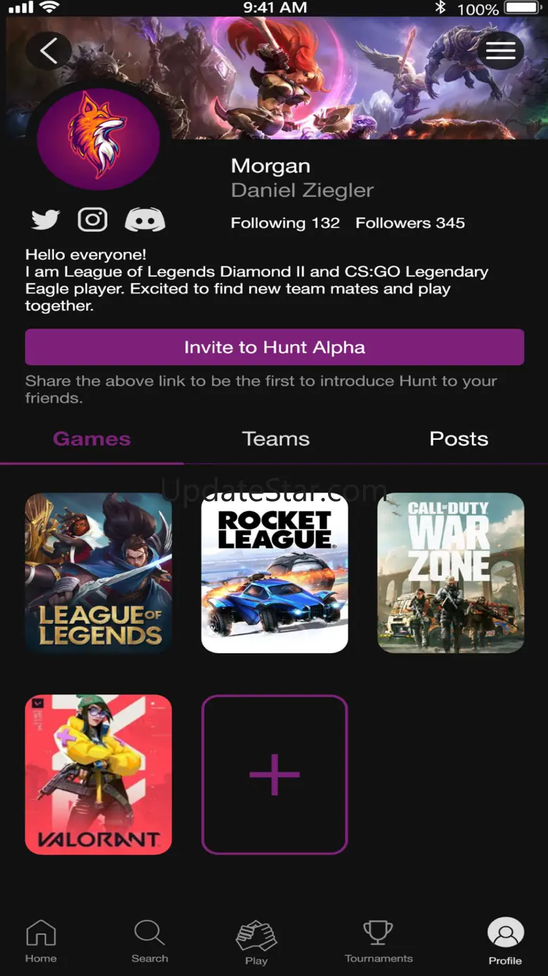 Hunt - Team-Up, Battle, Share 1.8.9