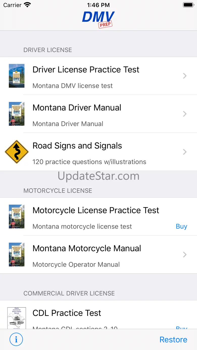 Montana DMV Test Prep 5.2