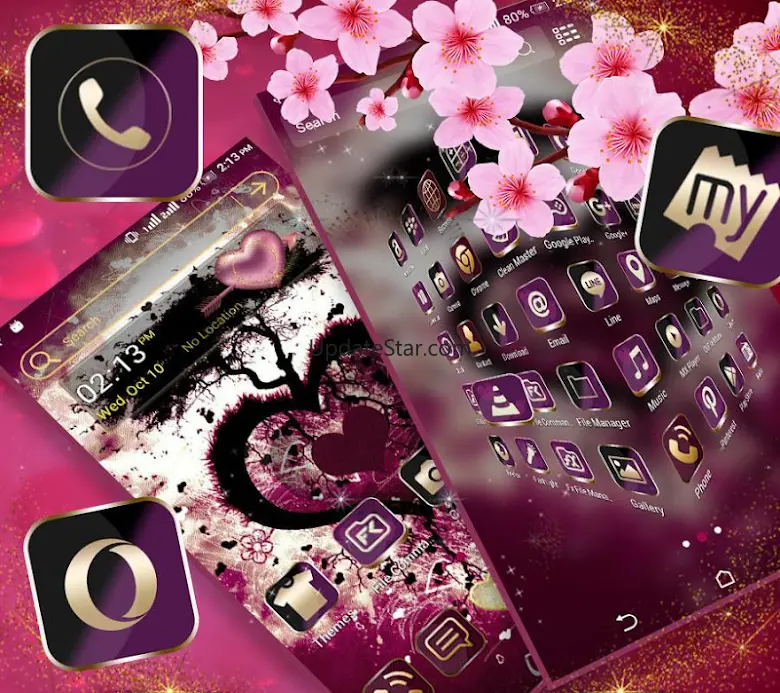 Heart Tree Launcher Theme 5.0