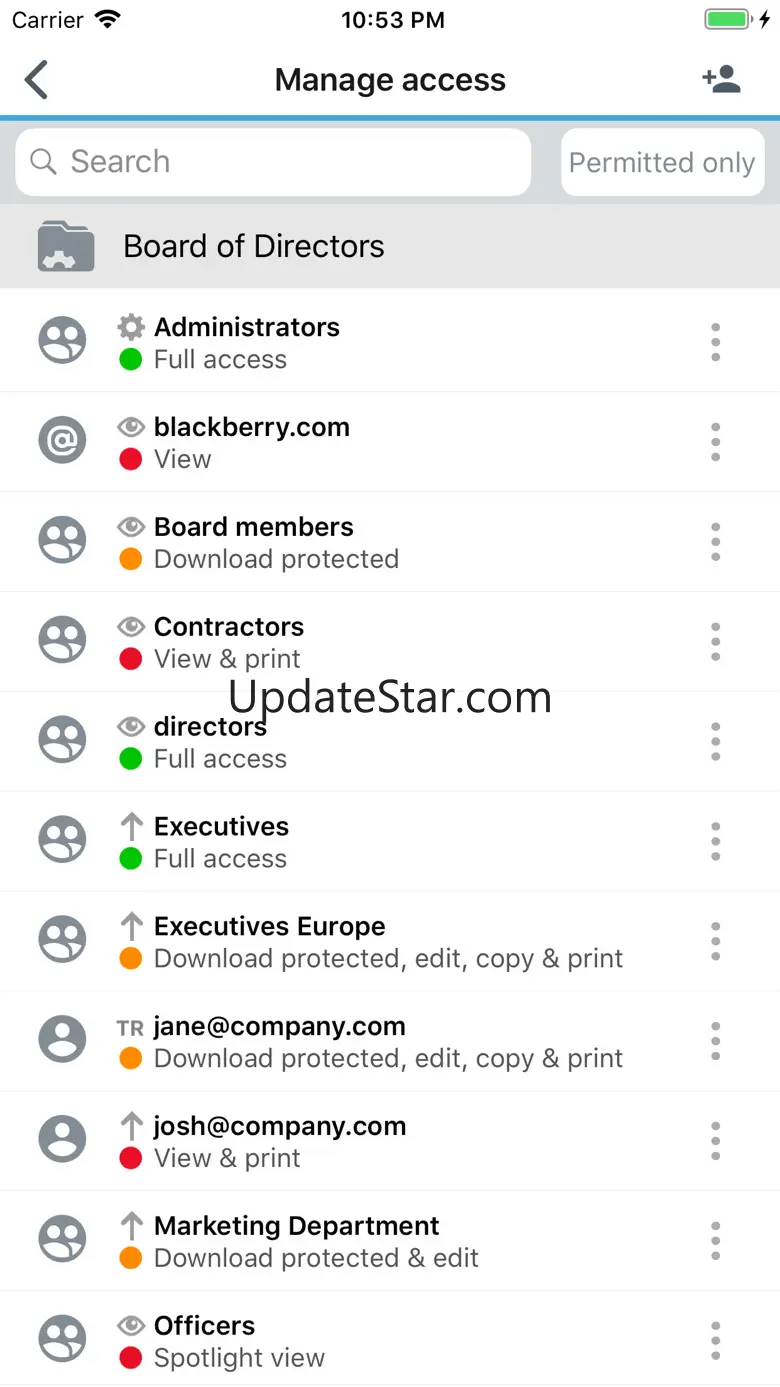BlackBerry Workspaces 11.5.0