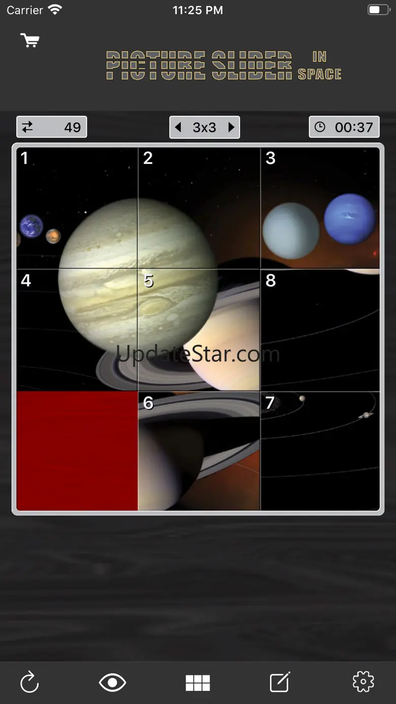 Picture Tile Slider In Space 6.1