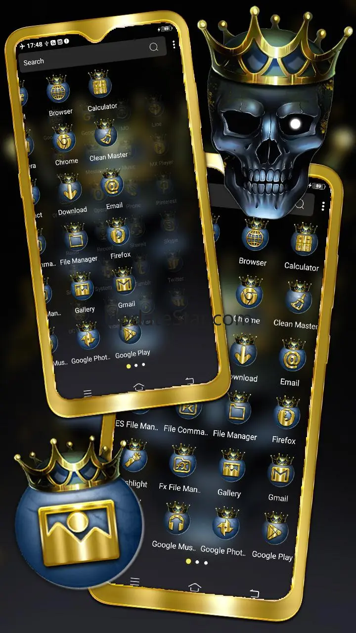 Skull King Launcher Theme 2.1.2