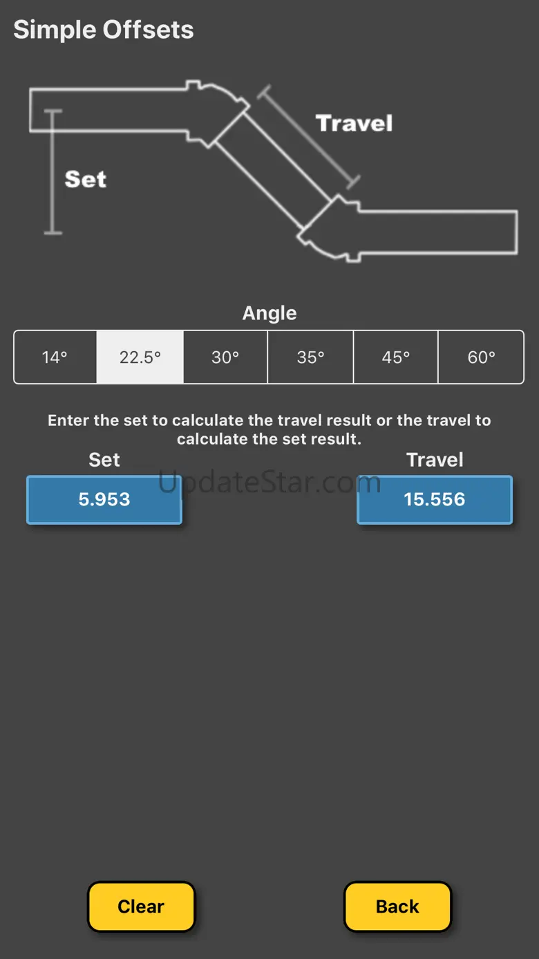 Pipe Offset Calculator 4.0.1