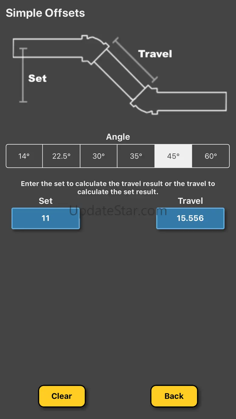 Pipe Offset Calculator 4.0.1