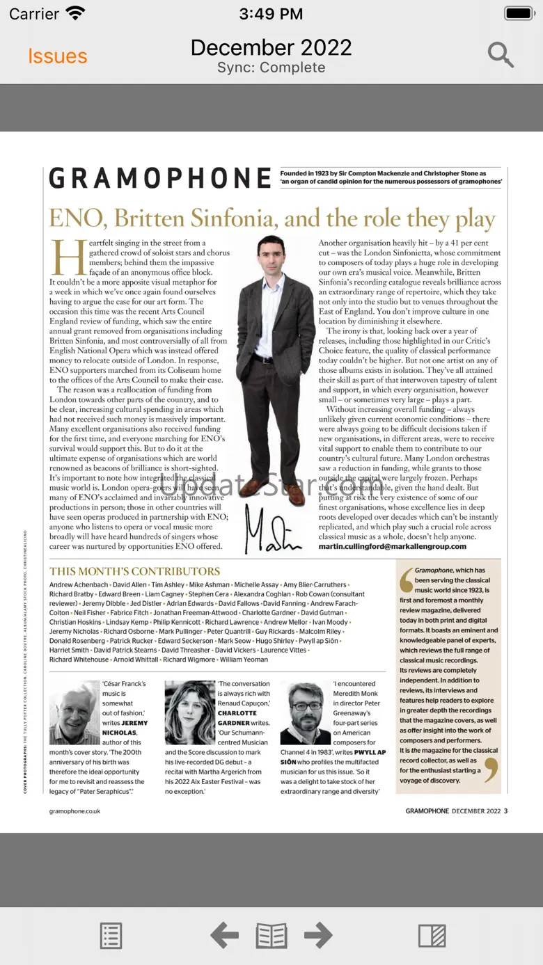 Gramophone Magazine 14.0.8