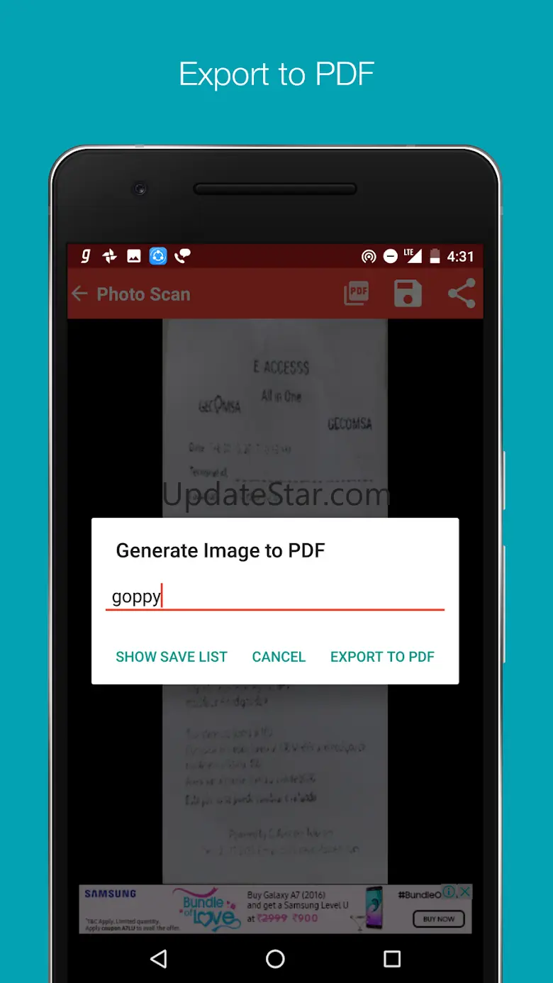 Photo Scan - Document Scanner 3.0