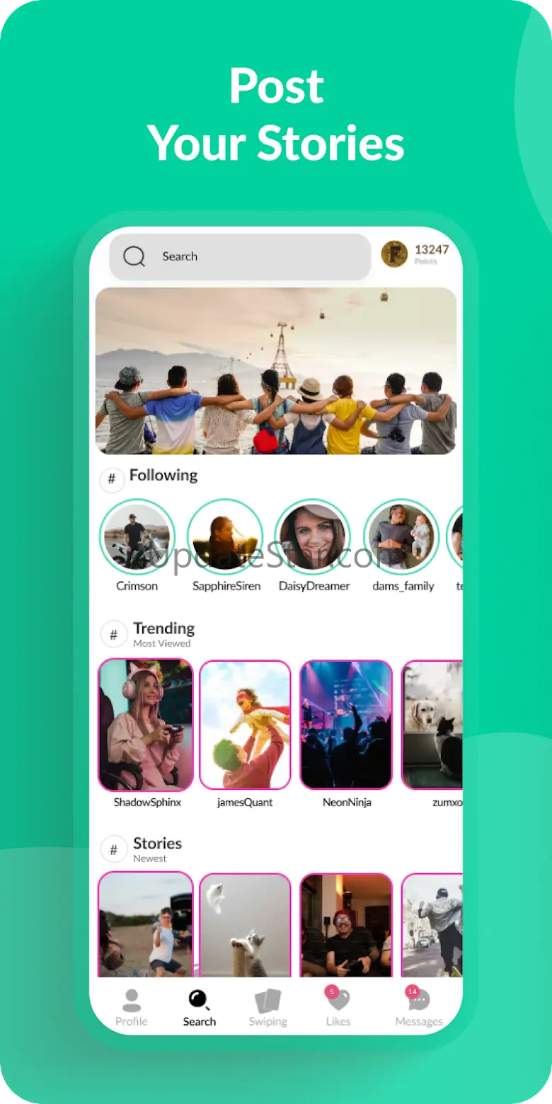 Foobee: Swipe & Share Stories 9.26