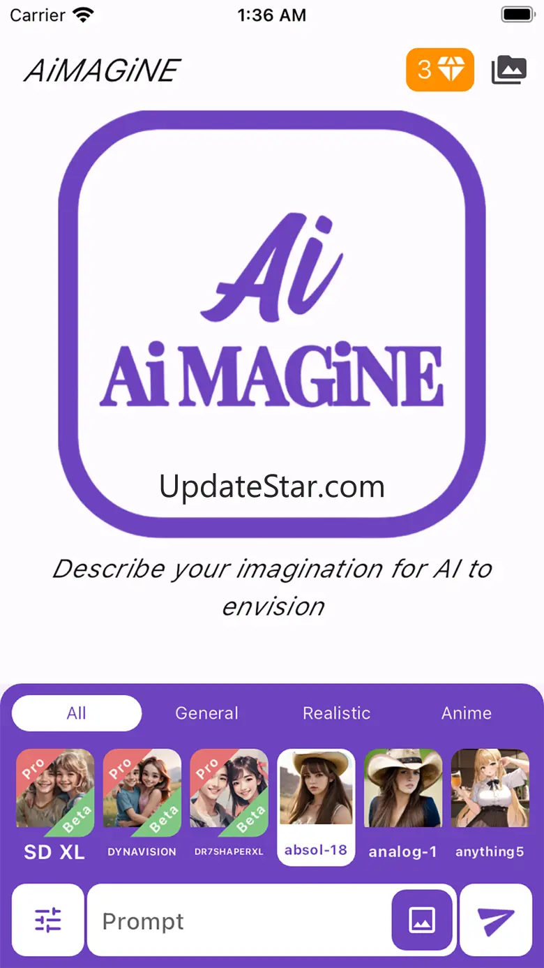 AiMAGINE - AI Art Generator 2.0.0