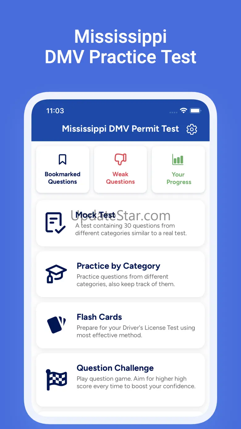 MS DMV Driver's License Test 1.1